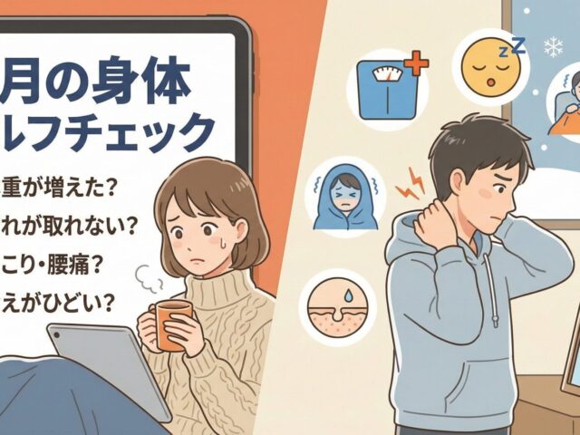 最近こんな状態ありませんか？1月の身体セルフチェック
