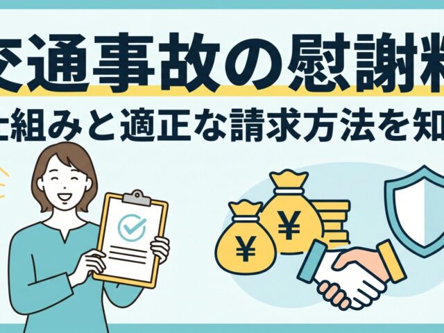 交通事故の慰謝料とは？知っておきたい補償の仕組みと適正な請求方法を整骨院が解説